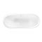 Aqua Eden Clawfoot Bathtubs, 61 L, 30.13 W, White/Polished Chrome, Cast Iron VCTNDS6130NC1 - alternate 3